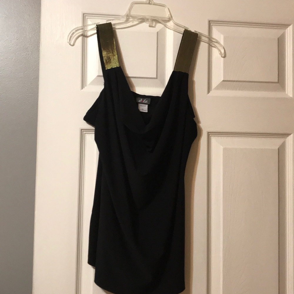 Black tank top